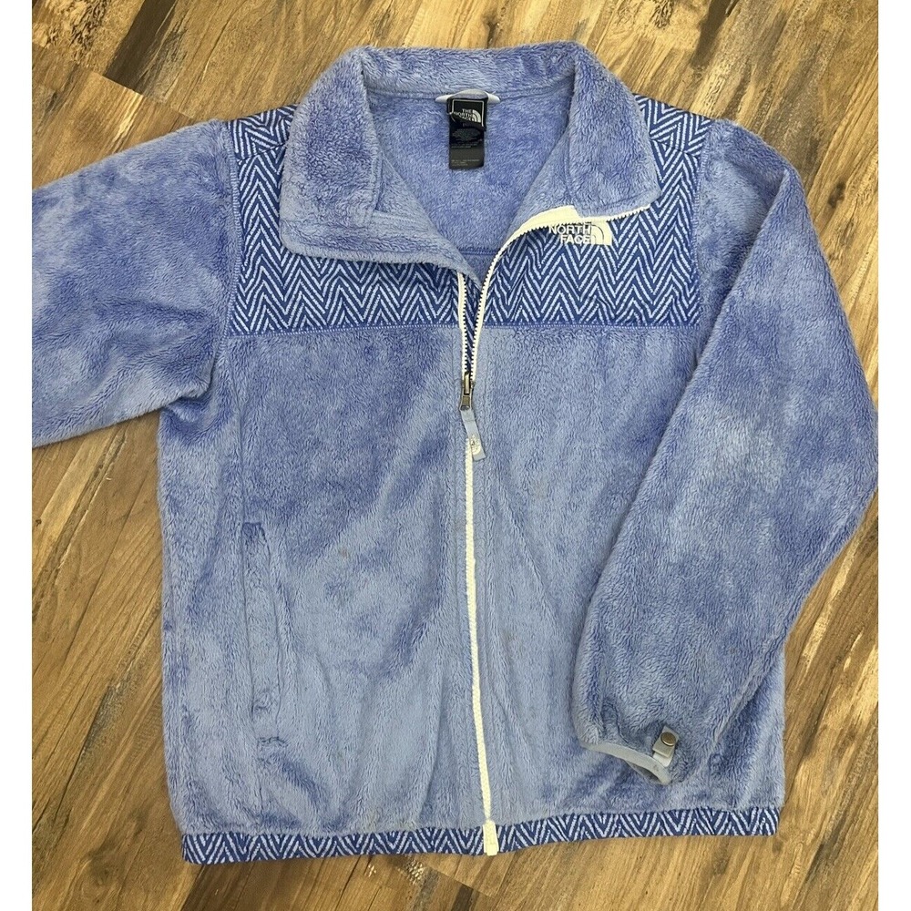 GUC North Face NorthFace Blue Fleece Jacket Size 18 XL Girls